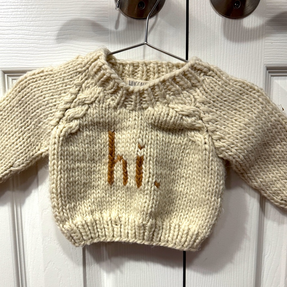 Huggalugs baby sweater